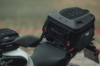 SW-Motech PRO Rearbag tail bag 1680D Ballistic Nylon | Black 22-34 L