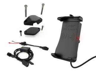 DENALI Rally Phone Mount Kit with Wireless Charging Plug-&-Play Harness - Universal